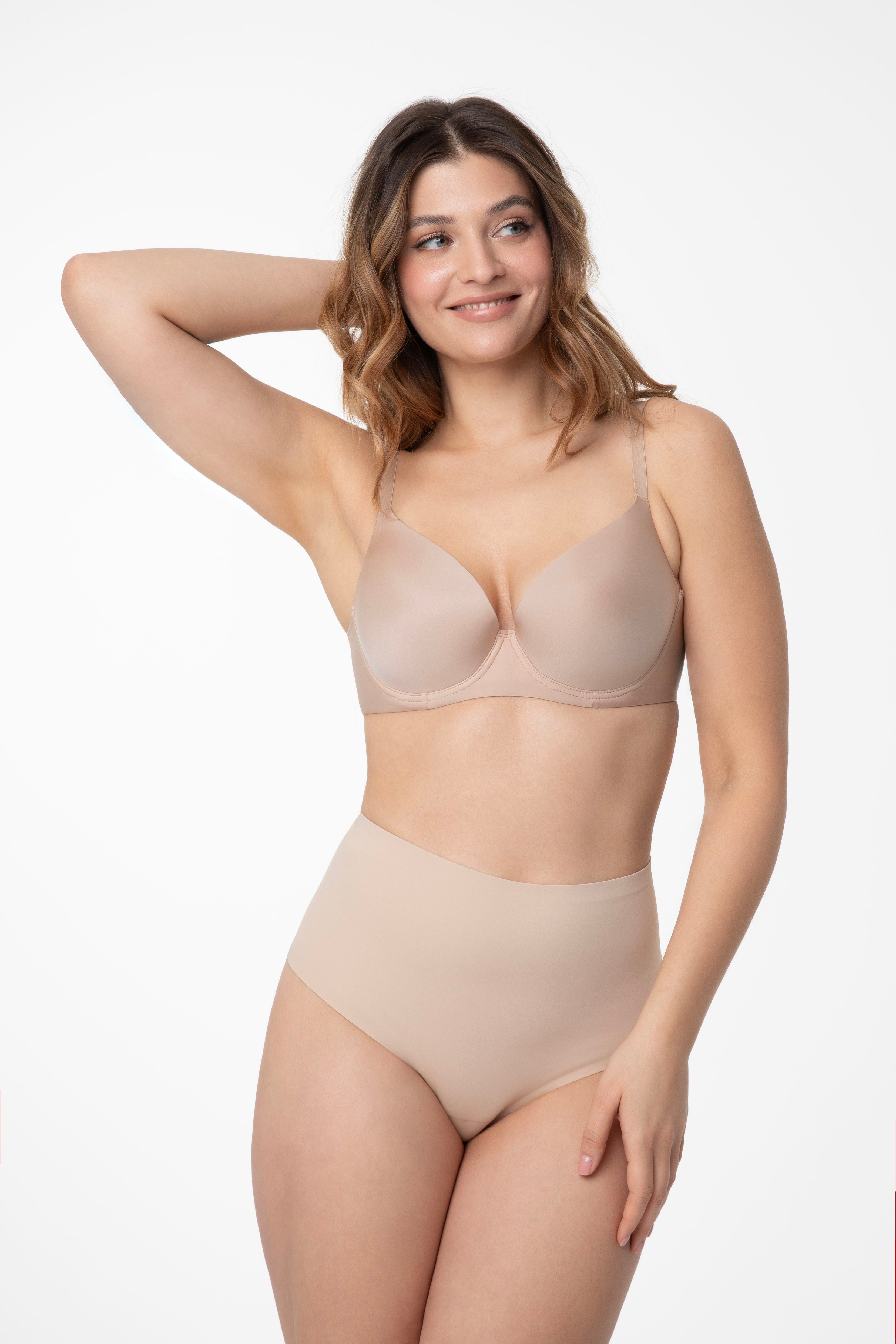 Figi Amber Brasil Maxi Beżowe